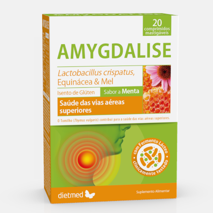 AMYGDALISE – 20 COMPRIMIDOS MASTIGÁVEIS