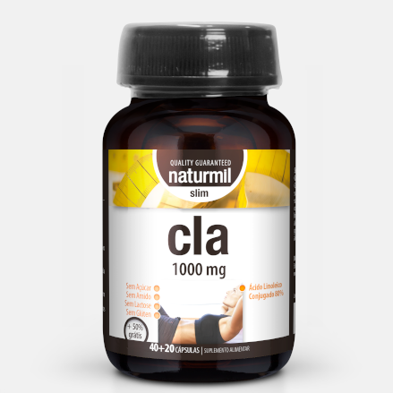 CLA 1000 mg – 60 cápsulas - NATURMIL SLIM