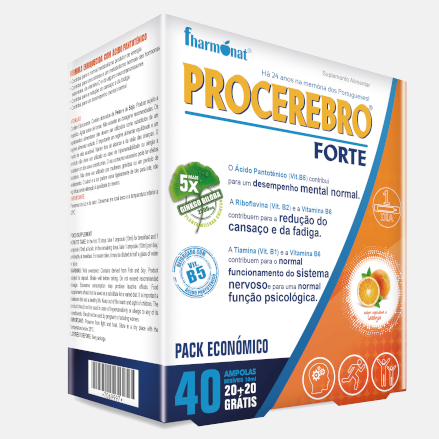 PROCEREBRO FORTE 20 + 20 AMPOLAS