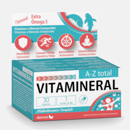 VITAMINERAL A-Z TOTAL (VITAMINERAL 15/50) 30 CAP