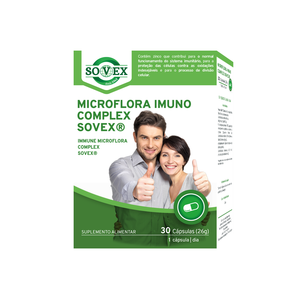 MICROFLORA IMUNO COMPLEX SOVEX 30 CAPSULAS