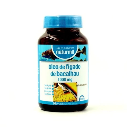 OLEO DE FIGADO DE BACALHAU 1000mg Naturmil